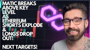 POLYGON PRICE PREDICTION 2022💎MATIC BREAKS ABOVE 🔑 LEVEL AS ETH SHORTS EXPLODE & LONGS DROP OUT👁👁
