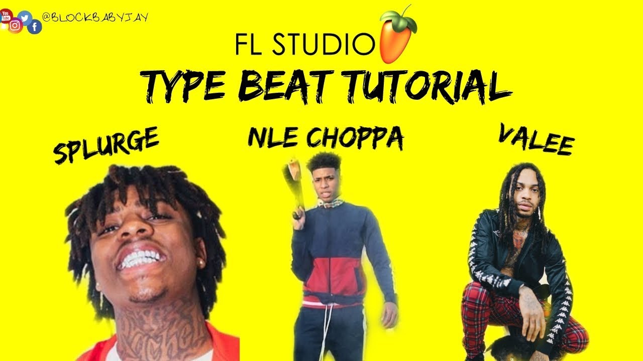 FL Studio 20 BASIC Tutorial: How To Make A SLPURGE | NLE CHOPPA | VALEE | TYPE BEAT 🔥 (Quick & Easy)