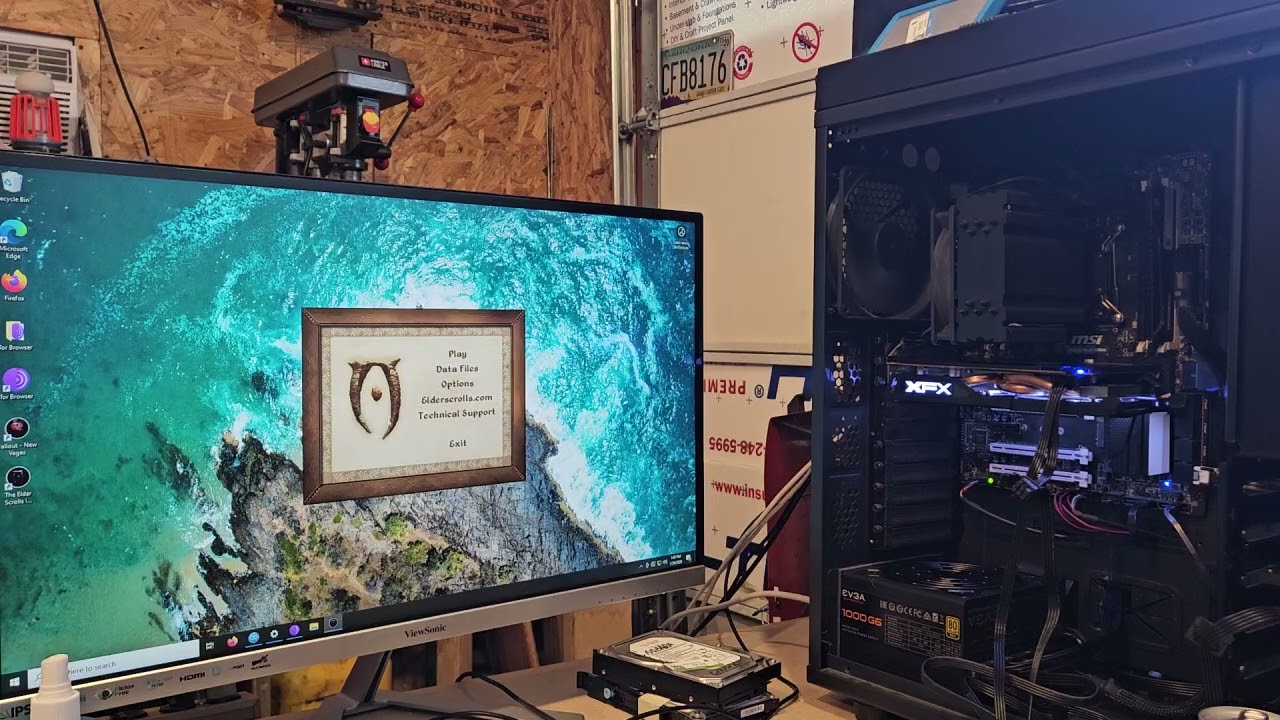 The elder scrolls iv first test on pc project 