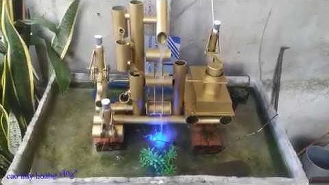 tes bộ tiểu cảnh guồng nước độ bền trên 5 năm