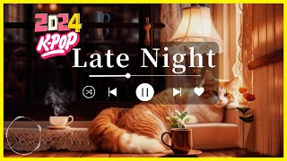 kpop -🌙Late Night Cafe playlist to Study RnB, Soft K-POP, Chill Out ☕ Cozy Place - Coffee Shop music screenshot 1