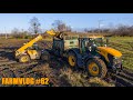 FARMVlog #62 - Nakládání hnoje a půjčený traktor JCB Fastrac 8330