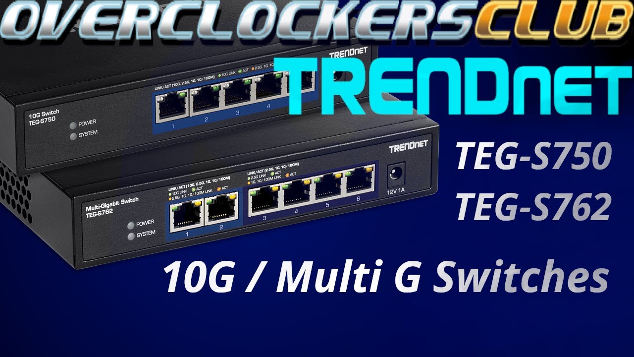  TRENDnet 5-Port 10G Switch, 5 x 10G RJ-45 Ports, 100Gbps  Switching Capacity, Supports 2.5G and 5G-BASE-T Connections, Lifetime  Protection, Black, TEG-S750 : Electronics