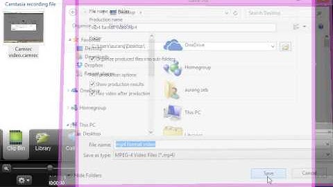 Convert Camstudio camrec format to mp4
