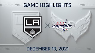 NHL Highlights | Kings vs. Capitals - Dec. 19, 2021