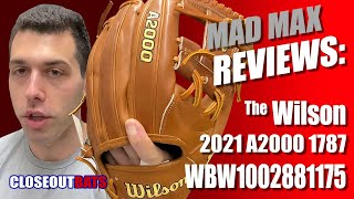 Wilson A2000 Series 1787 11 75" Infield Glove WBW100288 2021 Content