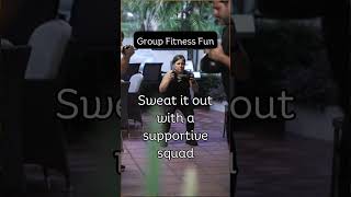 Group workouts for more support...💪💪💪#groupfitness #exercise #determination