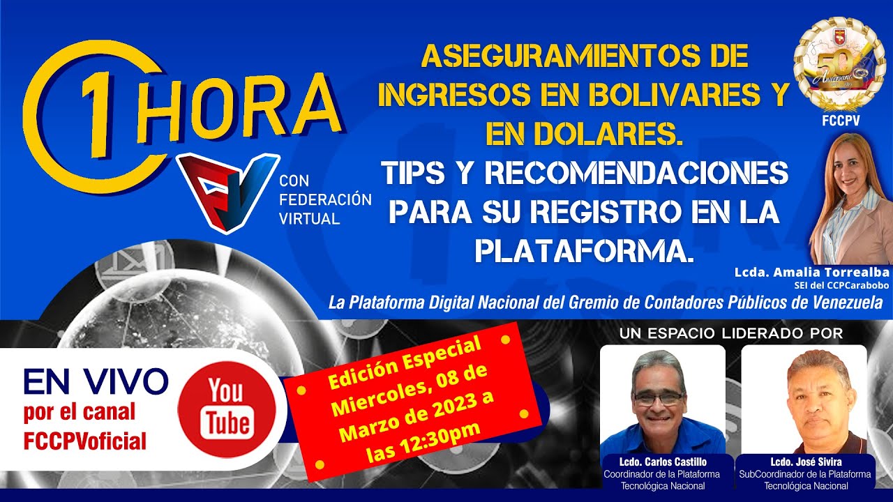 Aseguramientos de Ingresos en Bolívares y en Dólares. Tips y Recomendaciones para su Registro.