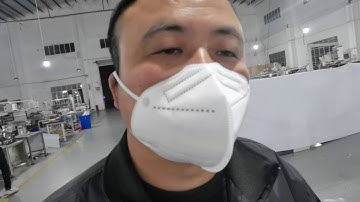 automatic high speed 70-80pcs per min KN95 mask machine 11 servo motors