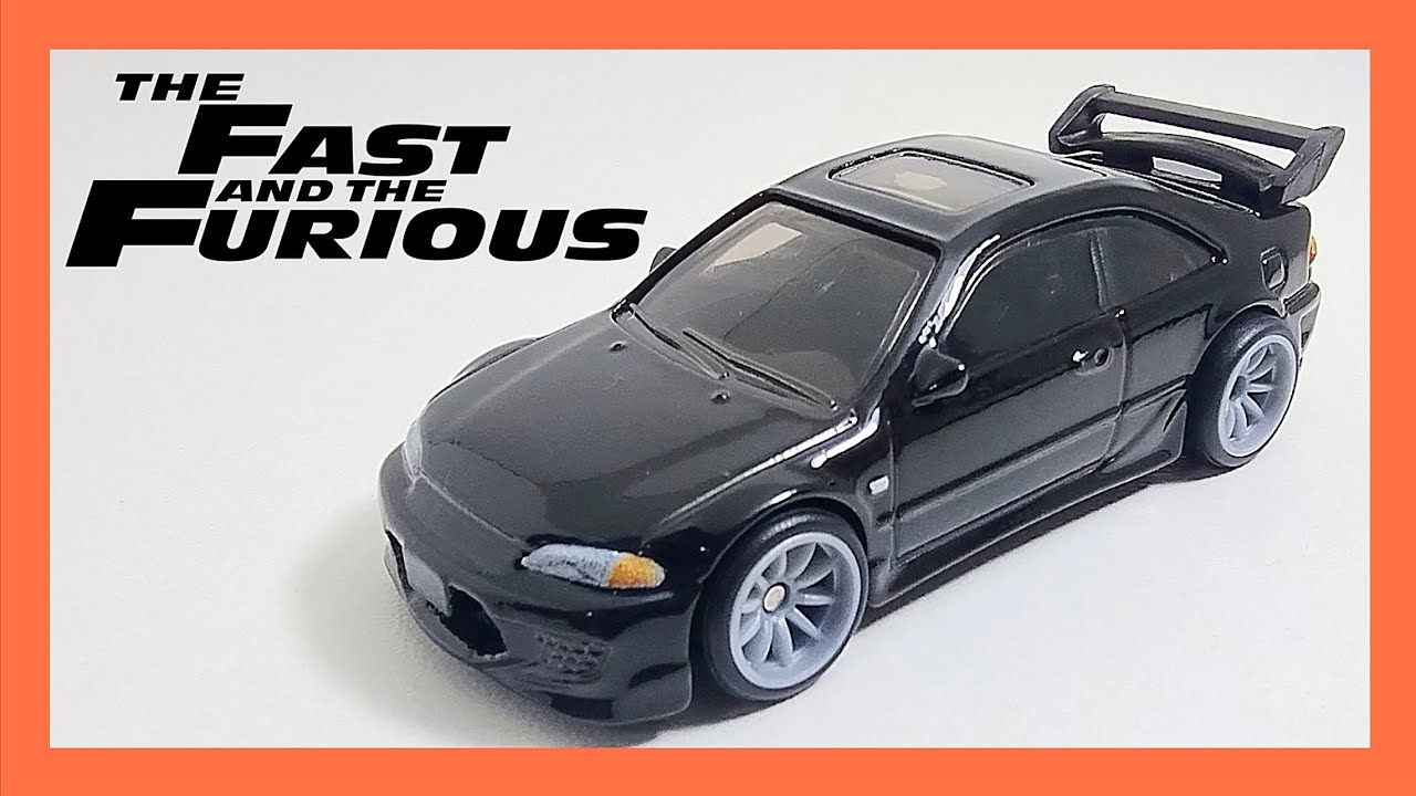 Review of the 1993 Honda Civic Coupe EX EJ1 - Hot Wheels - YouTube