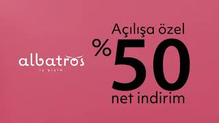 İçiniz Rahat Etsin. Açılışa Özel Net %50 Indirim Albatros İçgiyimde. Tunalı. Ankara.