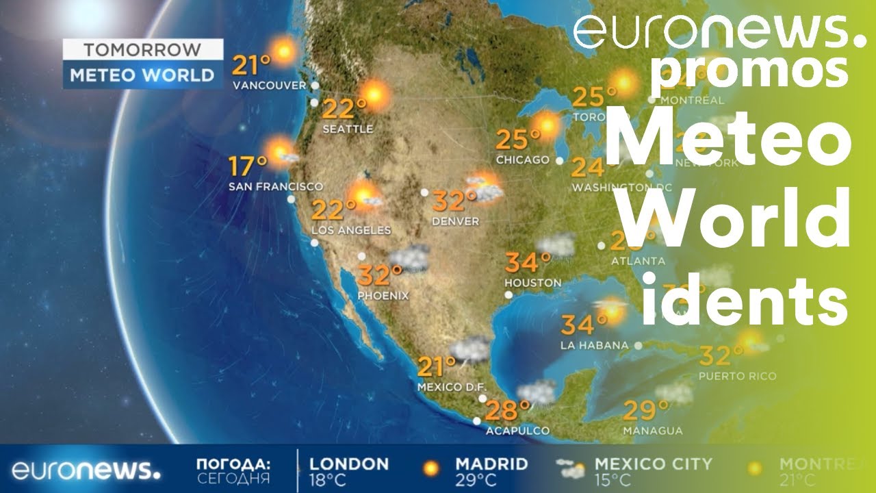 Meteo World / idents [NEW music – since 2021] – Euronews