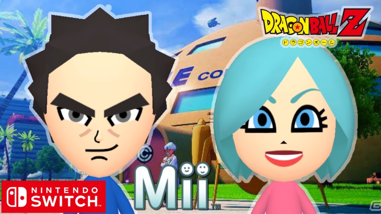 ドラゴンボールZ】ブルマ ベジータ Mii作り方【Nintendo Switch