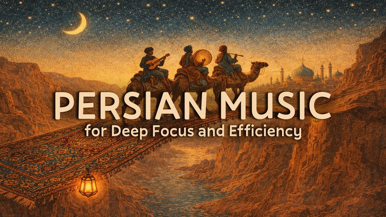 1-Hour Calm Focus Flow — Persian Ambient Music for Work & Study (Mix)