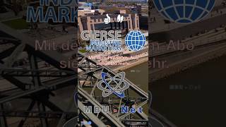 Über die Hohenzollernbrücke zum Hyatt Regency Köln fliegen