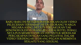 Lagi viral pelayan hotel dibali lecehkan pengunjung luar