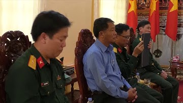 Quân khu thăm, chúc tết các đội quy tập hài cốt liệt sĩ