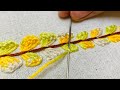BEAUTIFUL AND ELEGANT EMBROIDERY BORDER DESIGN / BORDERLINE STITCH