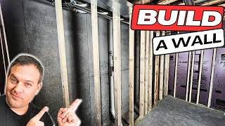 How To Frame A Basement Wall || E5 Finishing a Basement by How I Do Things DIY 17,066 views 10 months ago 7 minutes, 22 seconds
