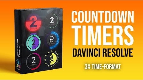 Countdown Timer Kit DaVinci Resolve Macros
