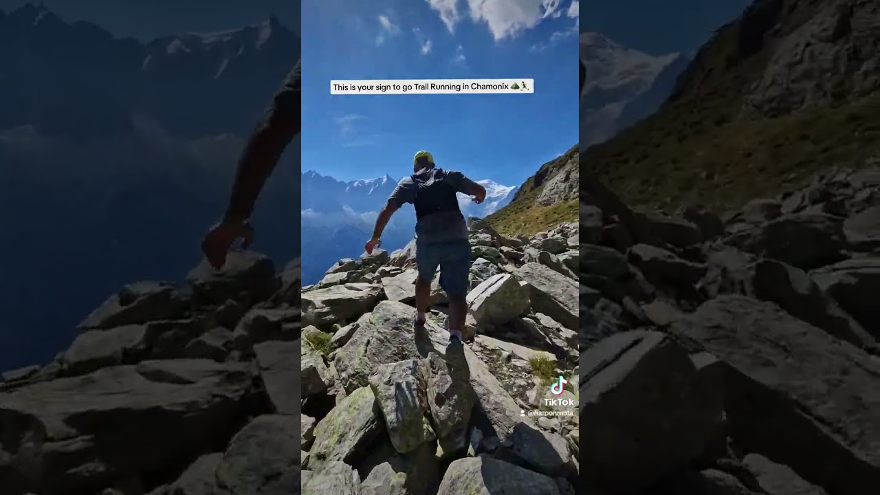 Trail running in Chamonix 😍💚⛰️