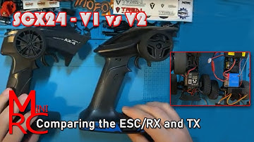 SCX24 - V1 vs V2 transmitter and receiver/ esc electronics comparison.