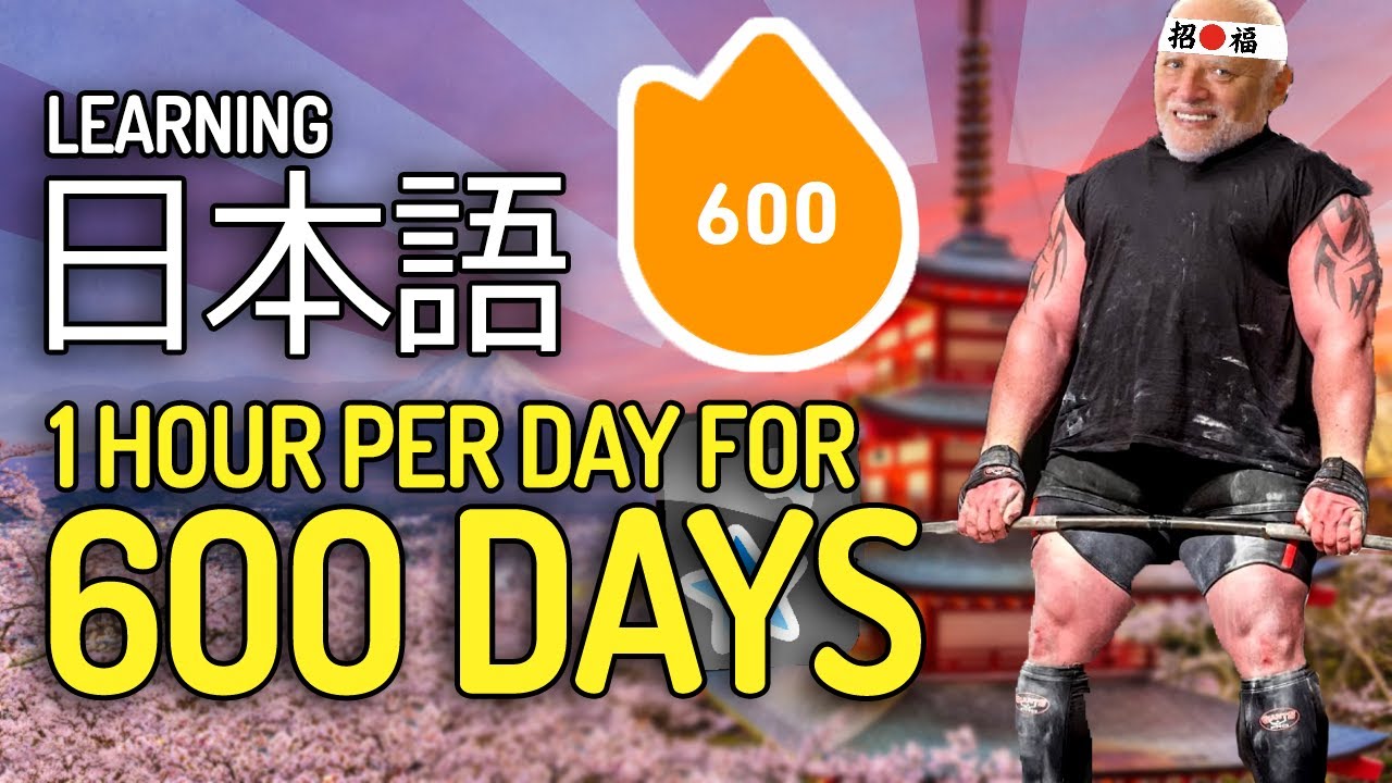 I Learned Japanese 1 Hour A Day For 600 Days Straight