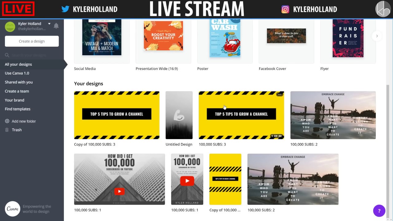 LIVE STREAM: Creating The YouTube Guide