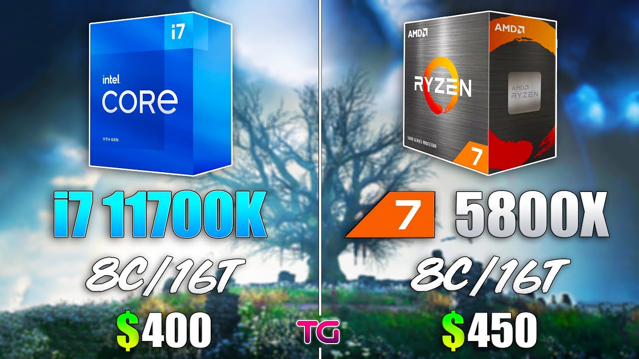 Test du AMD Ryzen 7 5800x, que vaut-il face au Intel i7 11700k ? 