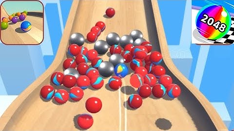 Marble Run Race - SpeedRun Gameplay / Ball Run 2048 Merge Number all levels iOS / Android gameplay