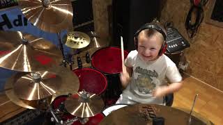 Five Finger Death Punch - Bad Company || Drum Cover || Caleb H Age 7 🥁