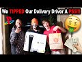 We Tipped Our Delivery Driver a PS5 and an Xbox!!!