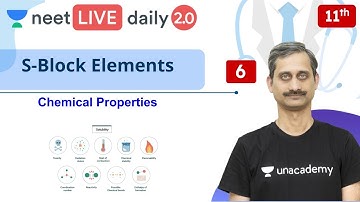 NEET: S-Block Elements - L6 | Class 11 | Unacademy NEET | Anoop V.