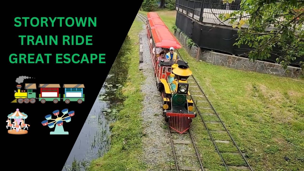 Lake George Train Rides Riding the Storytown Train: Great Escape - Lake George, NY - YouTube