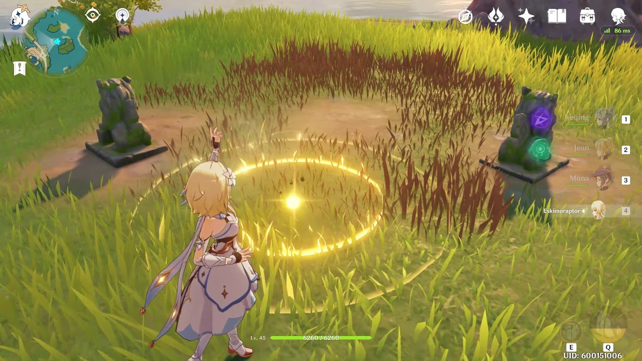 Genshin Impact Lion statues near Wangshu Inn YouTube