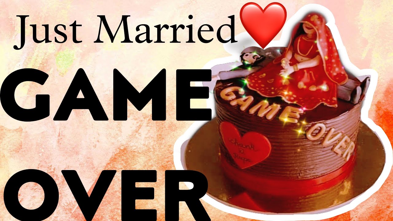 Game over cake|Best Marriage Cake|Wedding Cake|Fondantcake 