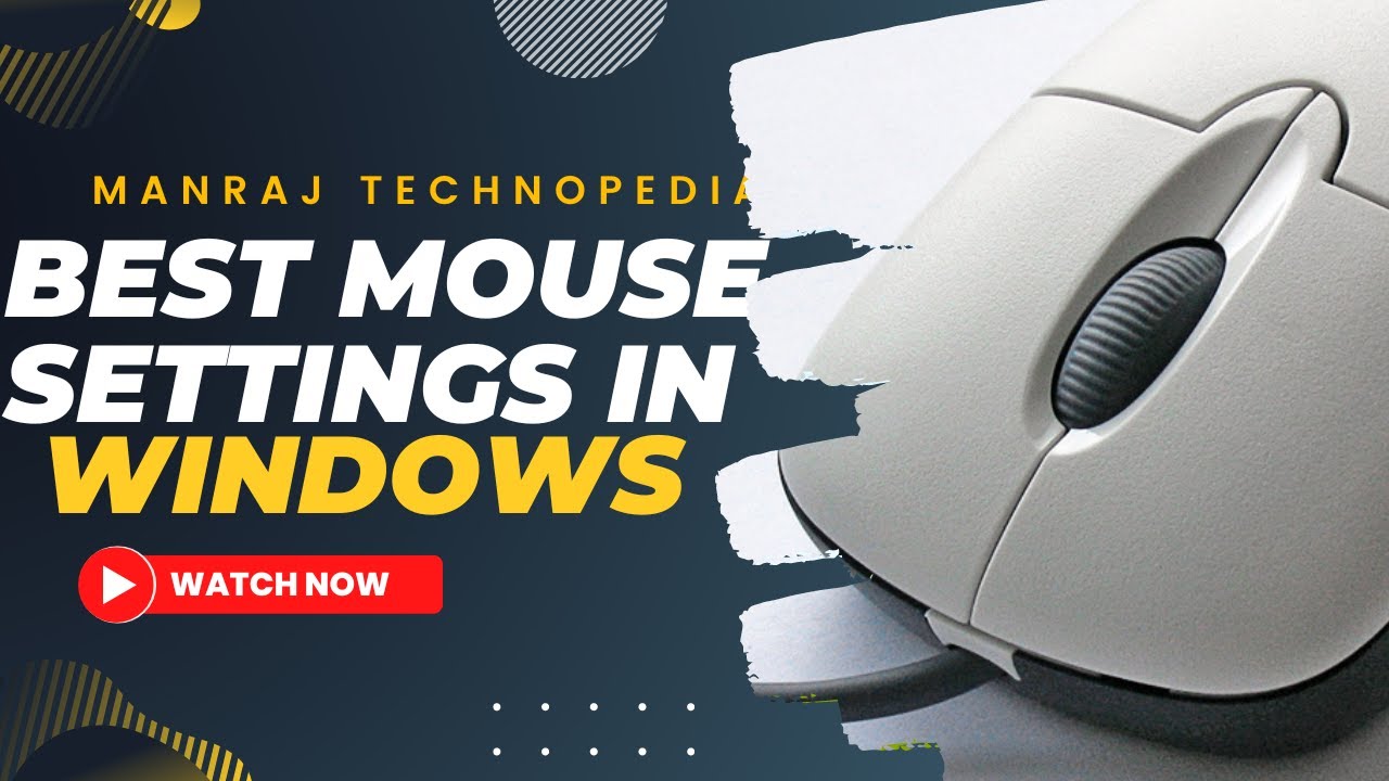 Best Mouse Settings for Windows in hindi || Cursor settings || - YouTube
