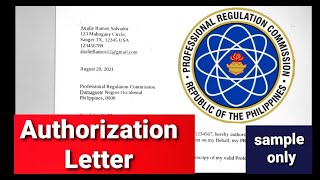 How to write Authorization Letter | Sample Only