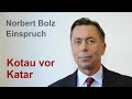 Norbert Bolz: Kotau vor Katar