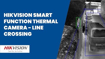 Hikvision Smart Function Thermal Camera - Line Crossing