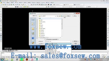 How to Save Patterns made by CAD Drawing as DXF Format   FOXSEW