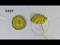 embroidery in a circle