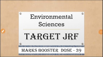 TARGET JRF | ENVIRONMENTAL SCIENCES| NET JRF | best lecture series| mind mapping