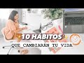 10 HÁBITOS QUE CAMBIARAN TU VIDA - COMO SER PRODUCTIVO EN ESTE 2021 |  🧡 Jessi Franquet 🧡