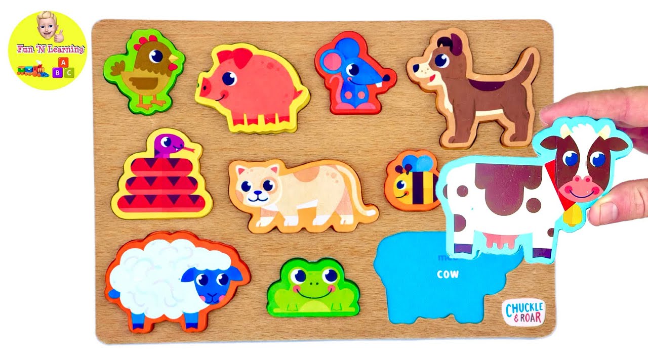 Animal Puzzle Adventure | Learn about Animals with Activity Puzzle | Toddler Toy Learning Video