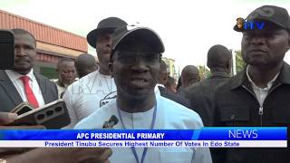 APC Presidential Primary: President Tinubu Secures Highest Number Of Votes In Edo State