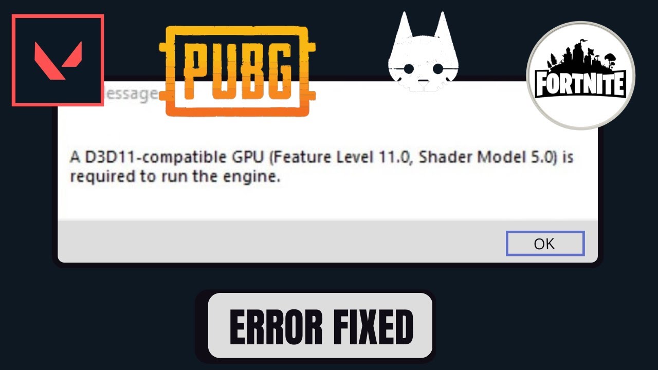 D3d11 compatible GPU feature Level 11.0 Shader model 5.0 a. A d3d11-compatible GPU feature Level 11.0 Shader model 5.0 is required to Run the engine. Rx470. Что значит a d3d11-compatible GPU feature Level 11.0 Shader model 5.0 is required to Run the engine. A d3d11 compatible GPU feature Level.