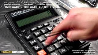How to calculate the battery charging time - Airsoft Manuals screenshot 5
