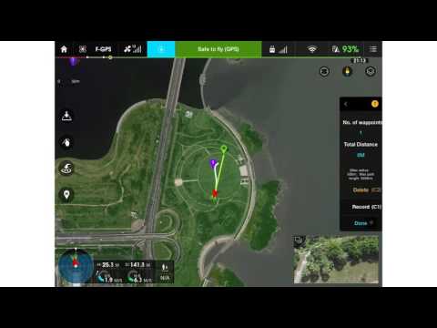 DJI GO – режим полет по точкам