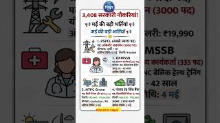 10th Pass Govt Jobs May 2026 | सरकारी नौकरी अपडेट 🚀PSPCL, NTPC &amp; Bank Recruitment 2026 | #gk #new